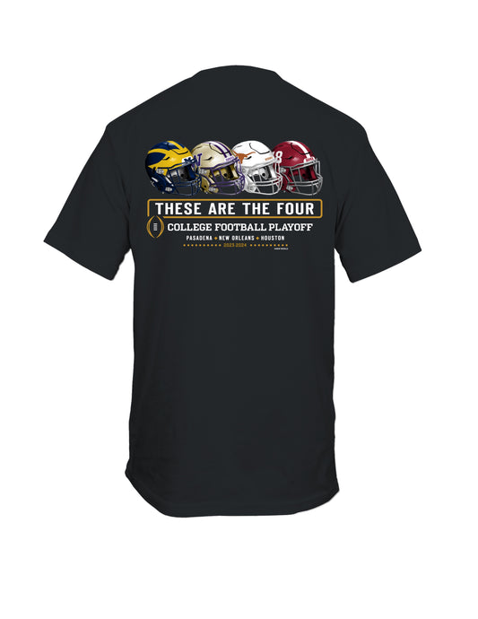 23/24 CFP THESE ARE THE FOUR HELMET TEE